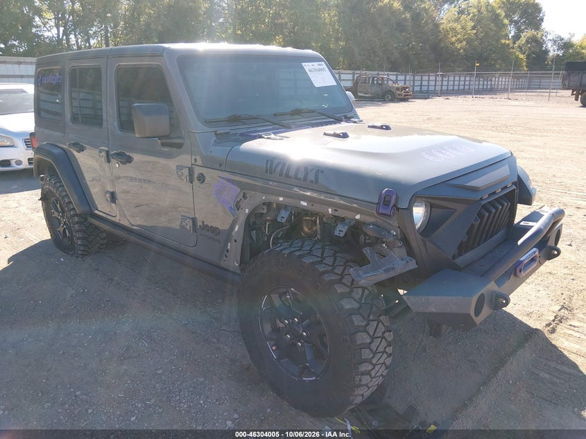 Vin: 1c4hjxdg8mw513421, lot: 46804204, jeep wrangler unlimited willys sport 4x4 2021 img_1