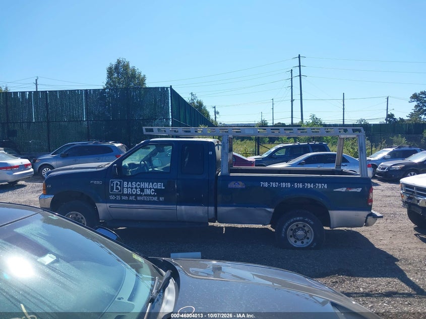 FORD F250 1999 VIN 1FTNX21L9XEE43654