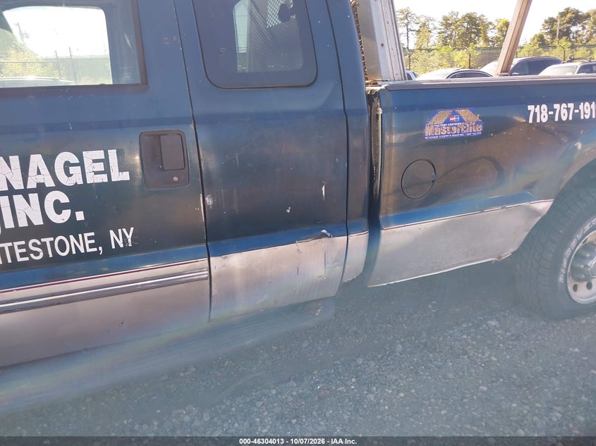 FORD F250 1999 VIN 1FTNX21L9XEE43654