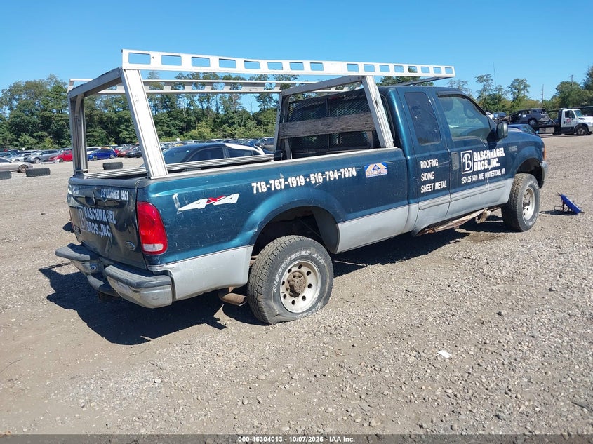 FORD F250 1999 VIN 1FTNX21L9XEE43654