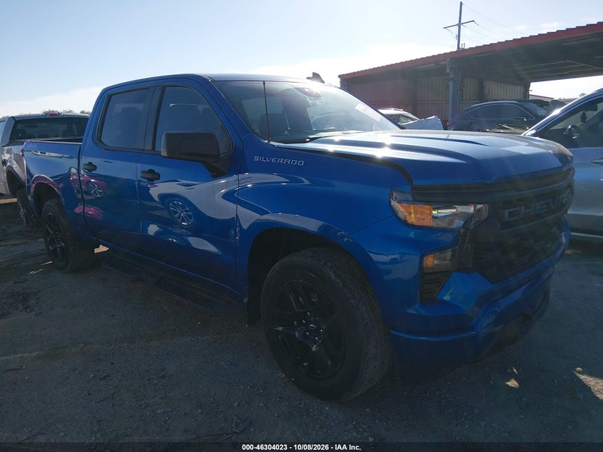Vin: 3gcpdbek4pg113027, lot: 46804222, chevrolet silverado 1500 4wd  short bed custom 2023 img_1