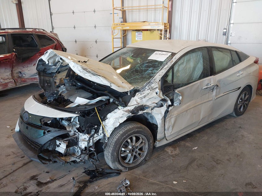 Vin: jtdkarfp4h3031891, lot: 46804248, toyota prius prime premium 20172