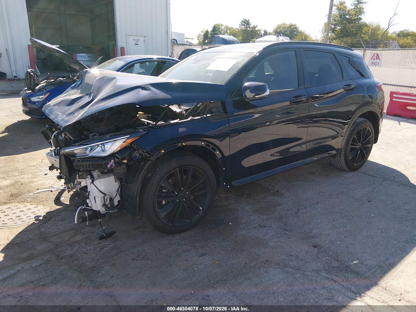 Vin: 3pcaj5fb6pf115849, lot: 46804277, infiniti qx50 sport awd 20232