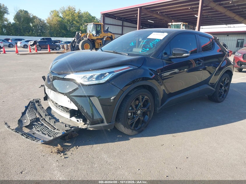 Vin: jtnkhmbx6n1131501, lot: 46804299, toyota c-hr nightshade edition 20222