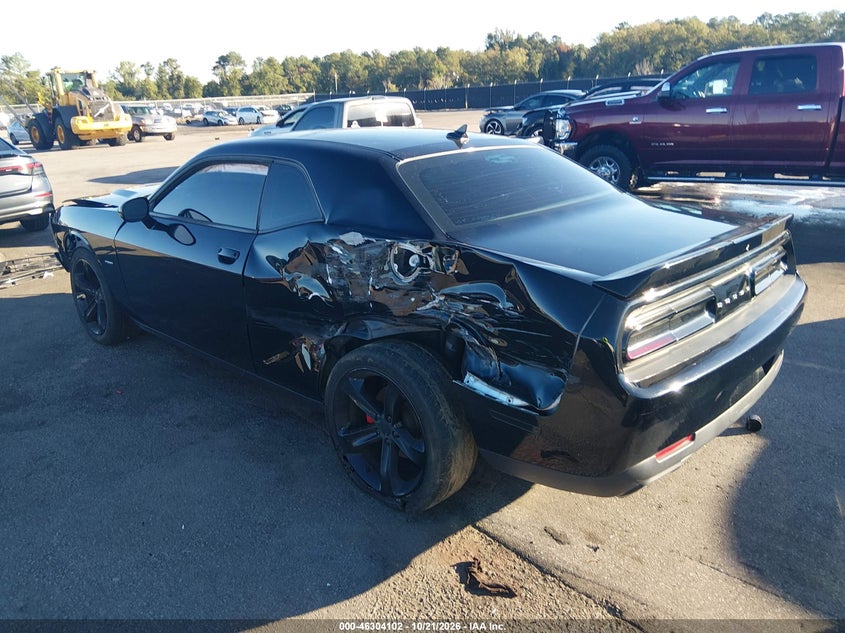 Vin: 2c3cdzbt7jh259907, lot: 46804301, dodge challenger r/t 20183