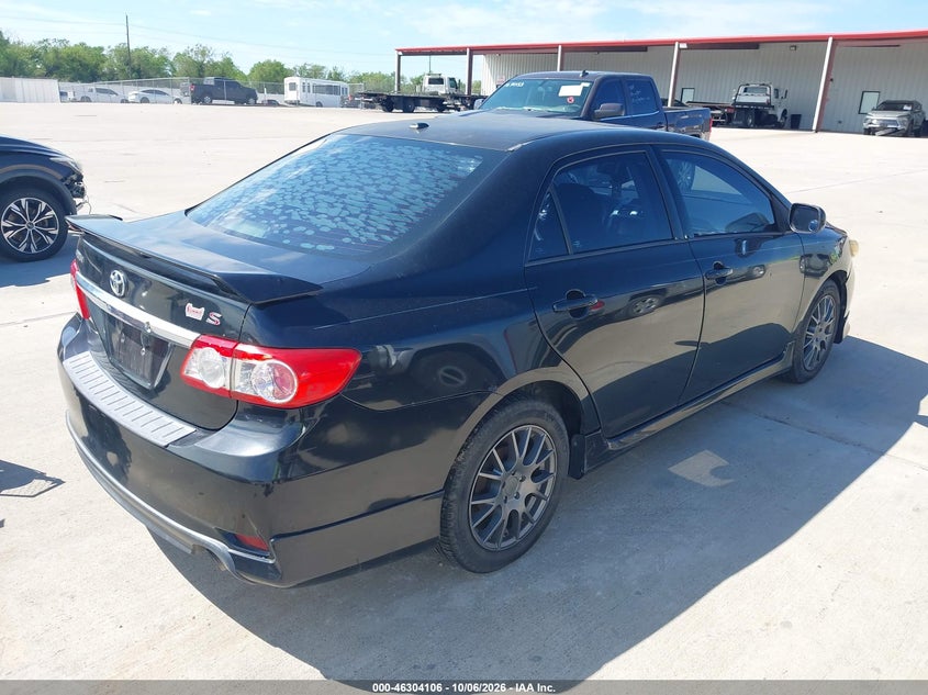 Vin: 5yfbu4ee2dp122220, lot: 46804305, toyota corolla s 20134