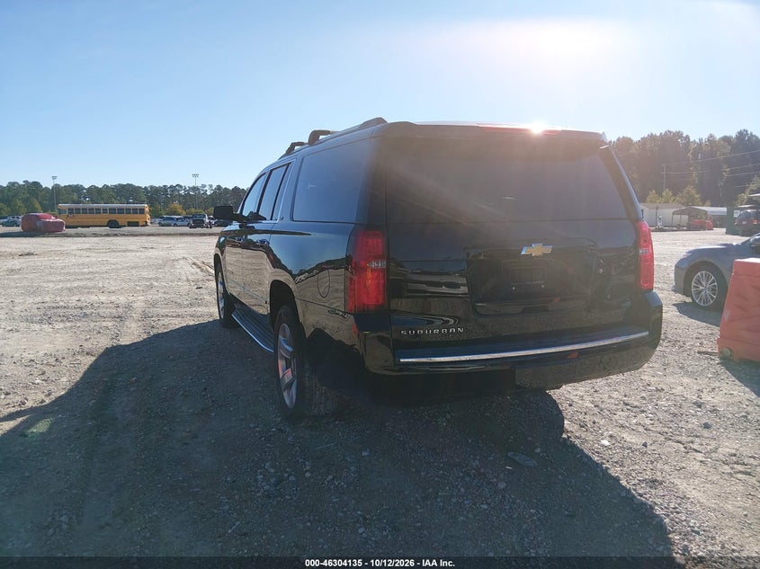 Vin: 1gnskkkc8fr245517, lot: 46804334, chevrolet suburban 1500 ltz 20153