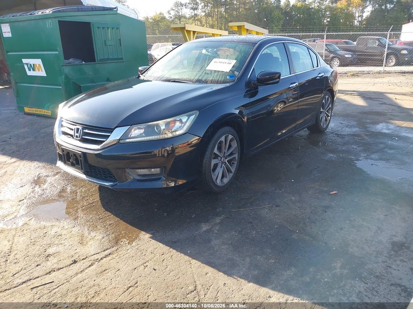Vin: 1hgcr2f54ea298007, lot: 46804339, honda accord sport 20142