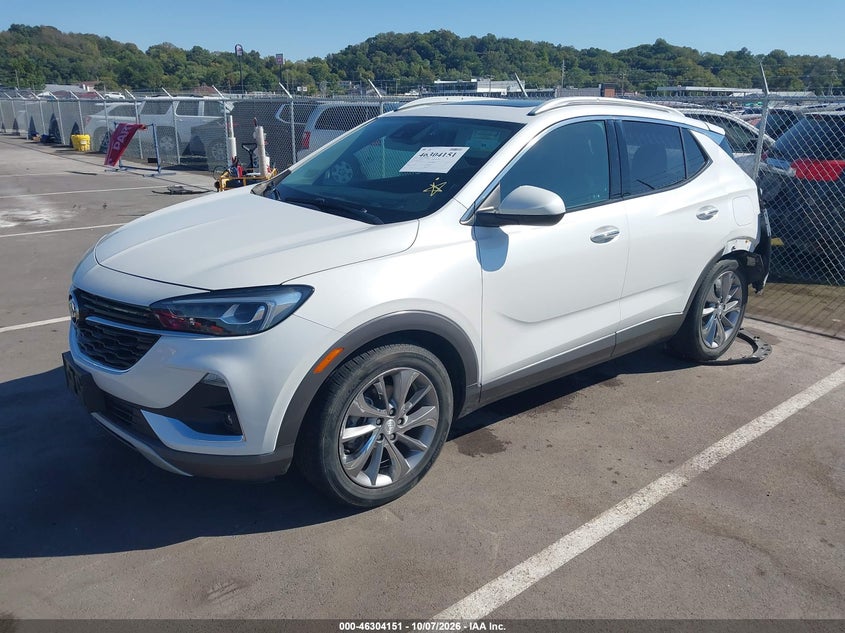 Vin: kl4mmfsl5nb131379, lot: 46804350, buick encore gx fwd essence 20222