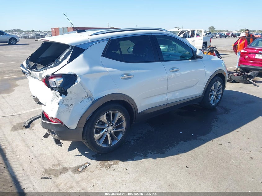 Vin: kl4mmfsl5nb131379, lot: 46804350, buick encore gx fwd essence 20224