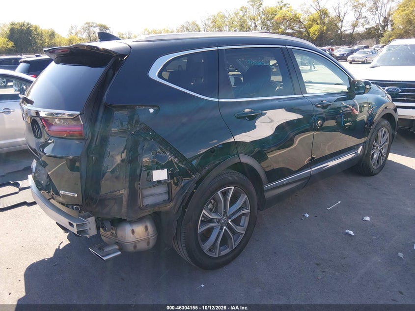 Vin: 5j6rw1h92ll003185, lot: 46804354, honda cr-v 2wd touring 20204