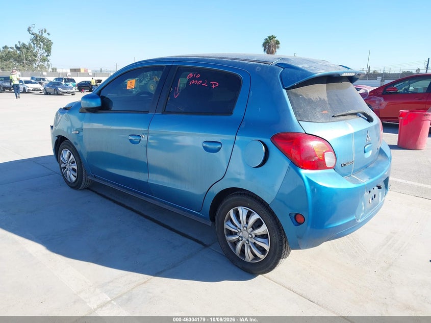 Vin: ml32a3hj9eh007013, lot: 46804378, mitsubishi mirage de 20143