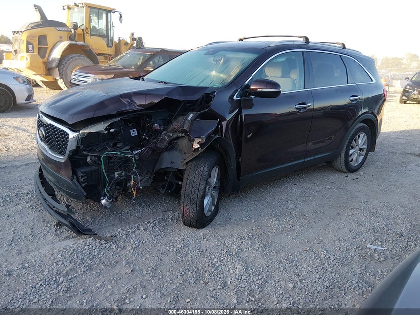 Vin: 5xypg4a30gg045020, lot: 46804384, kia sorento 2.4l lx 20162