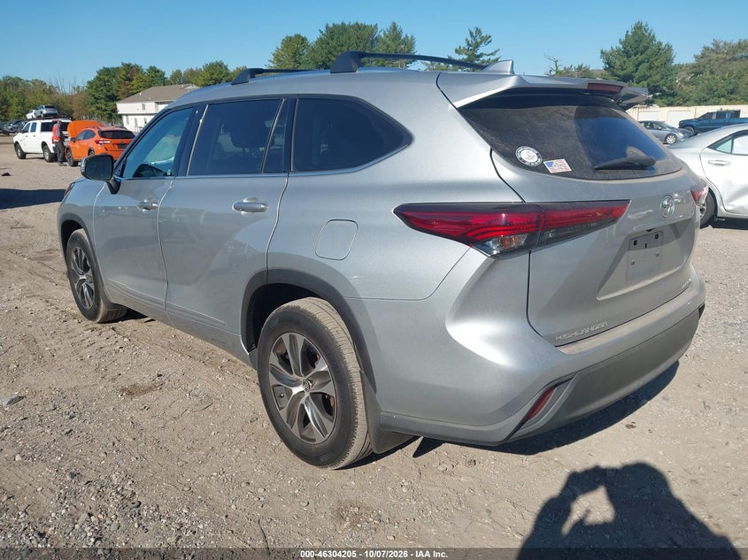 Vin: 5tdgzrbh0ls511723, lot: 46804405, toyota highlander xle 20203