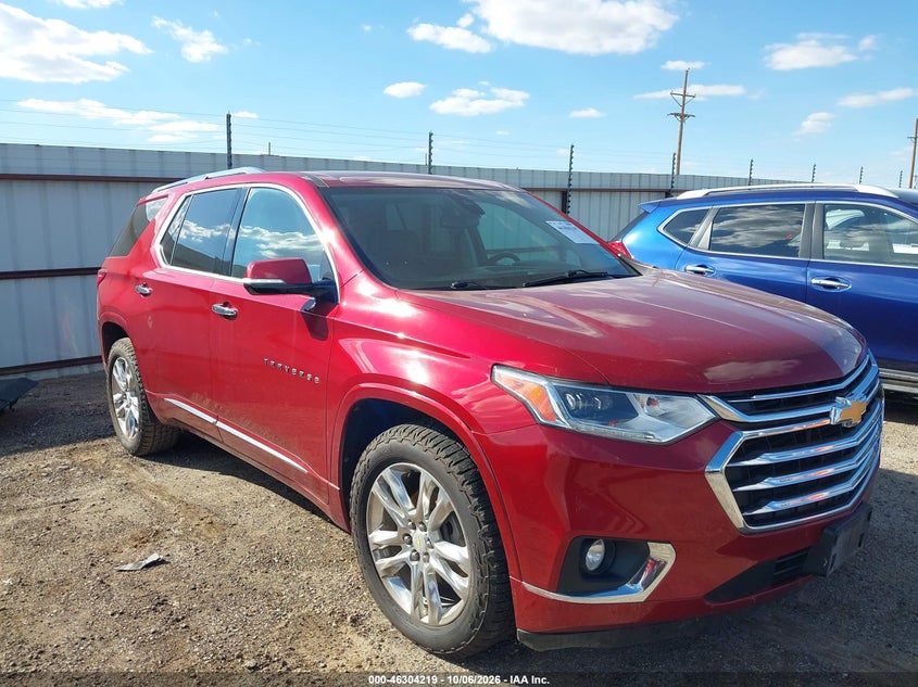 Vin: 1gnevjkwxkj105745, lot: 46804418, chevrolet traverse high country 20191