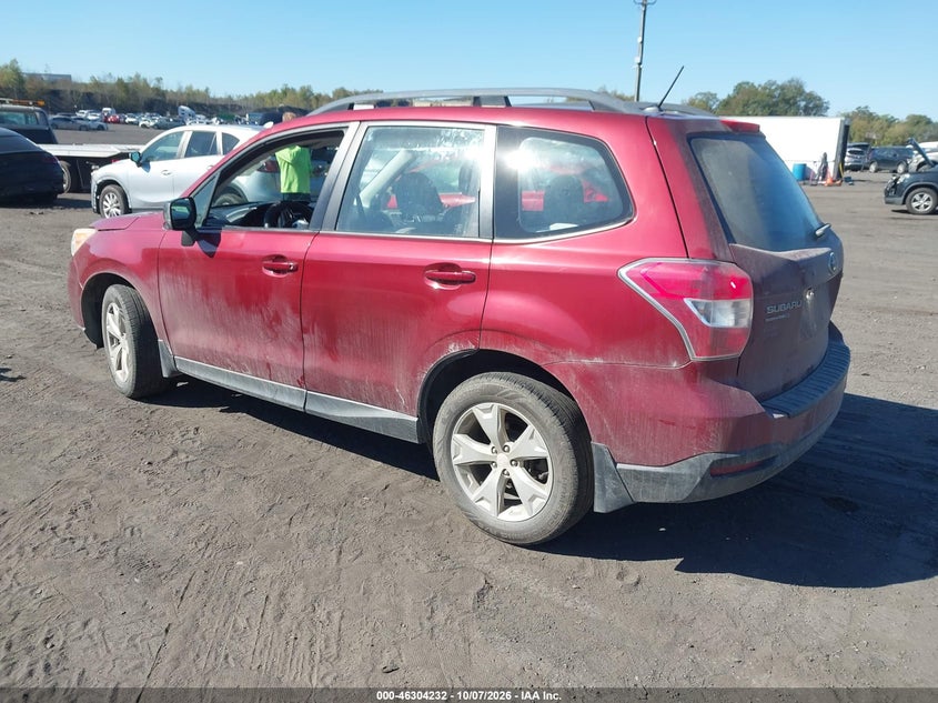 Vin: jf2sjabc1fh554890, lot: 46804431, subaru forester 2.5i 20153