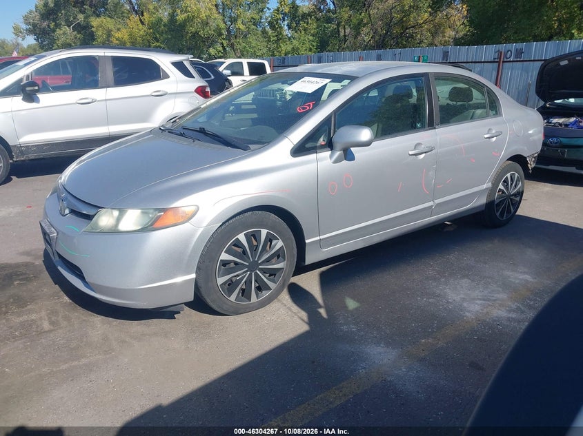HONDA CIVIC 2008 VIN 2HGFA16568H521572