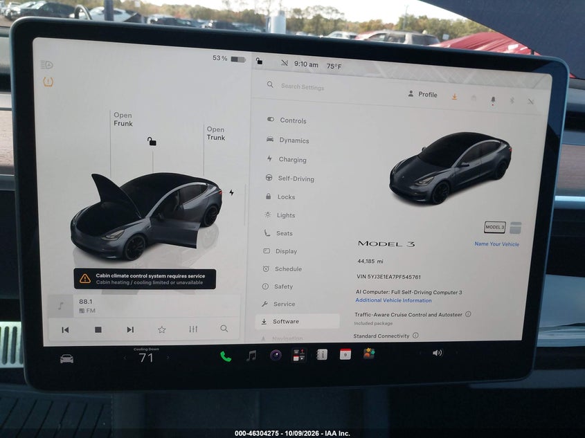 TESLA MODEL 3 2023 VIN 5YJ3E1EA7PF545761