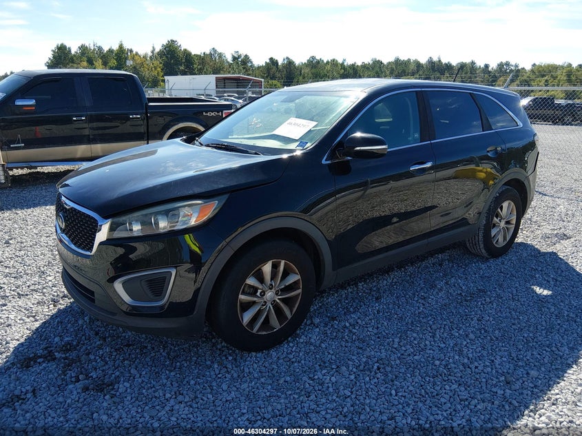 Vin: 5xypg4a37hg284503, lot: 46804497, kia sorento 2.4l l 20172