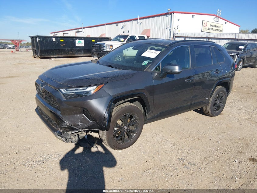 Vin: 4t3t6rfv1pu125730, lot: 46804572, toyota rav4 hybrid se 20232