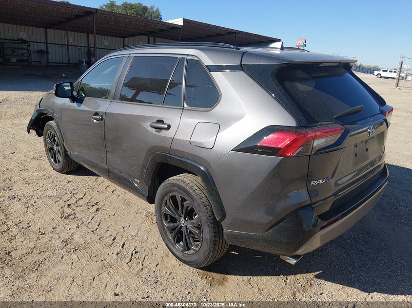 Vin: 4t3t6rfv1pu125730, lot: 46804572, toyota rav4 hybrid se 20233