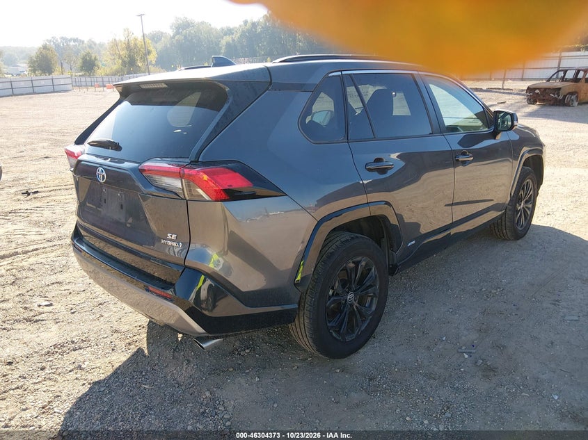 Vin: 4t3t6rfv1pu125730, lot: 46804572, toyota rav4 hybrid se 20234