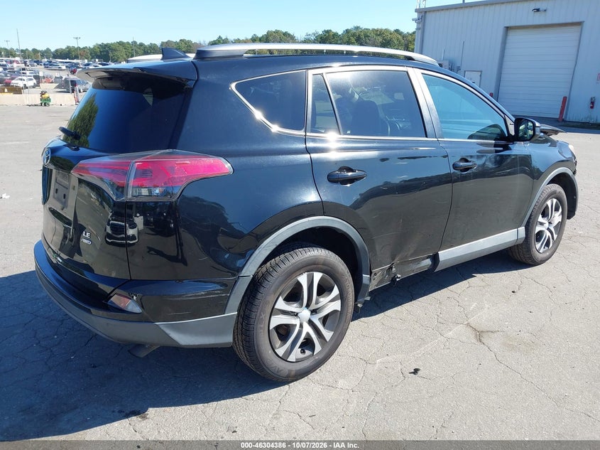 Vin: 2t3bfrev3jw738517, lot: 46804585, toyota rav4 le 20184