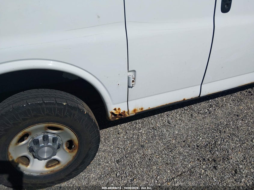 CHEVROLET EXPRESS 2500 2014 VIN 1GCWGFCA2E1103967