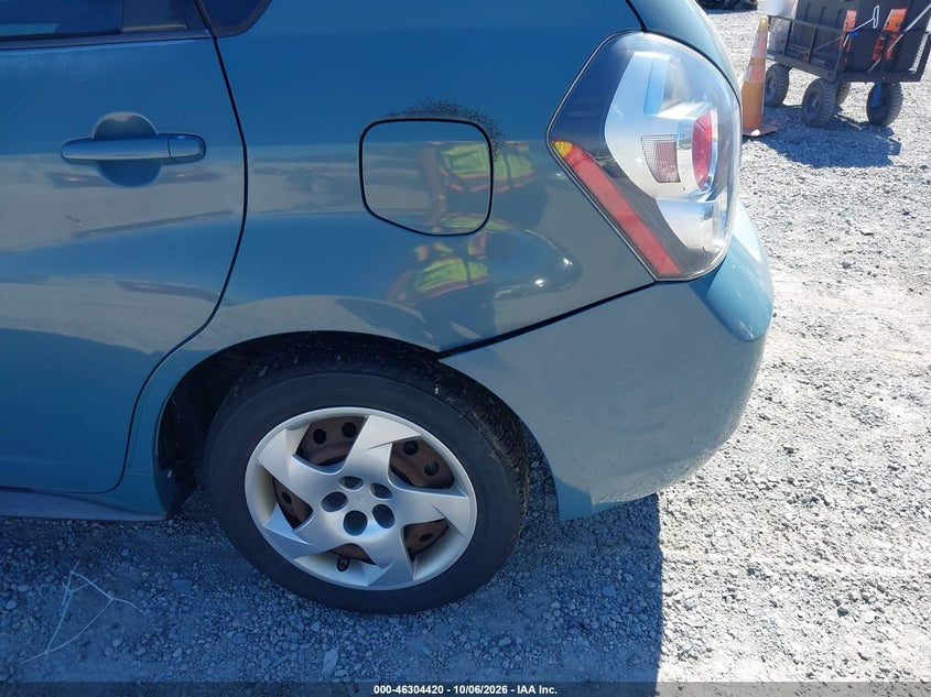 PONTIAC VIBE 2009 VIN 5Y2SP67899Z438768
