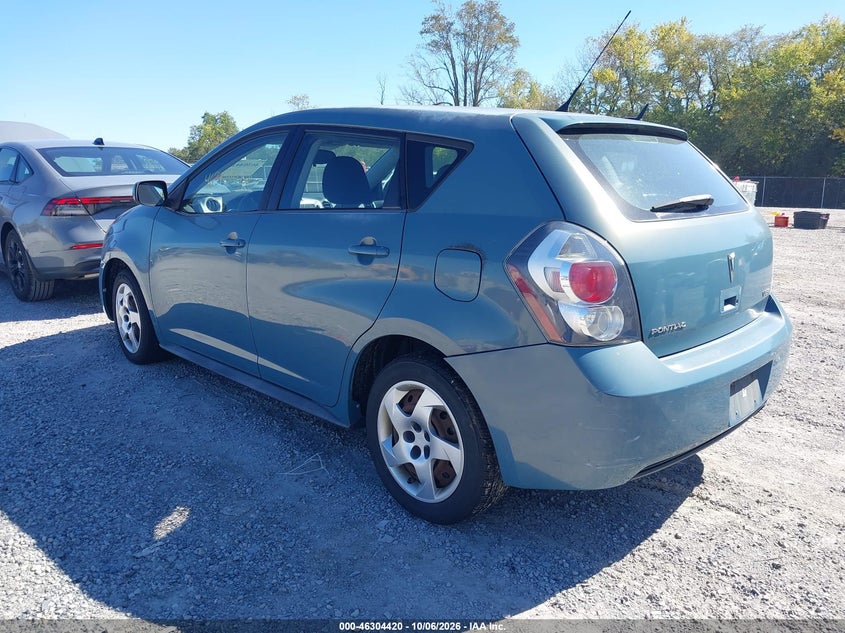 PONTIAC VIBE 2009 VIN 5Y2SP67899Z438768