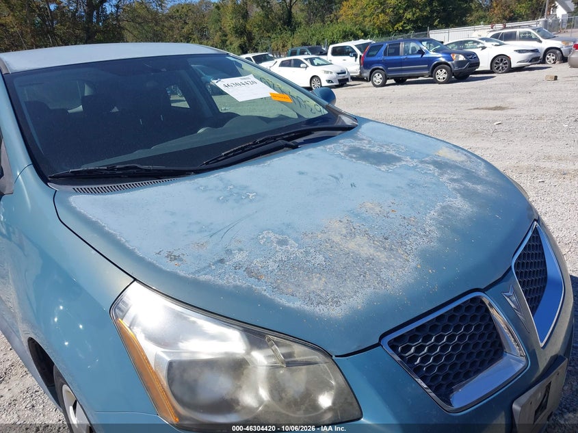 PONTIAC VIBE 2009 VIN 5Y2SP67899Z438768