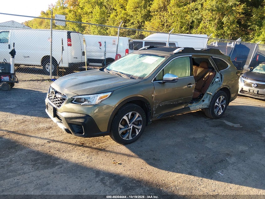 Vin: 4s4btgpd5n3281750, lot: 46804643, subaru outback touring xt 20222