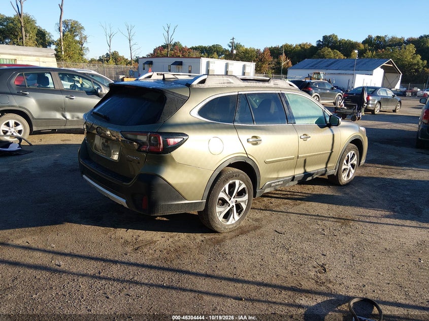 Vin: 4s4btgpd5n3281750, lot: 46804643, subaru outback touring xt 20224