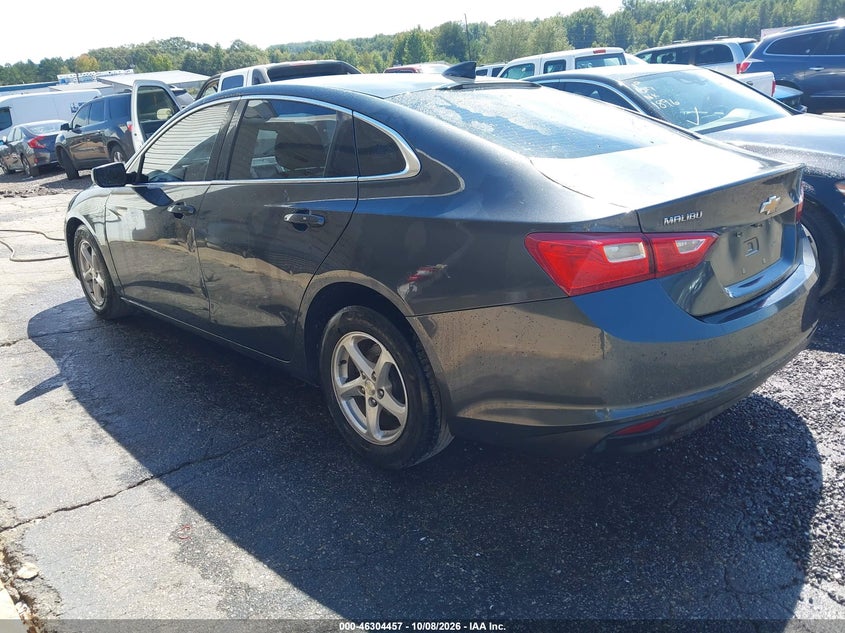 Vin: 1g1zb5st9hf193837, lot: 46804656, chevrolet malibu ls 20173