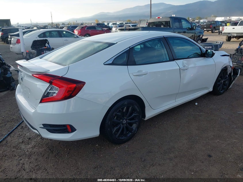 Vin: 19xfc2f6xle014329, lot: 46804662, honda civic lx 20204
