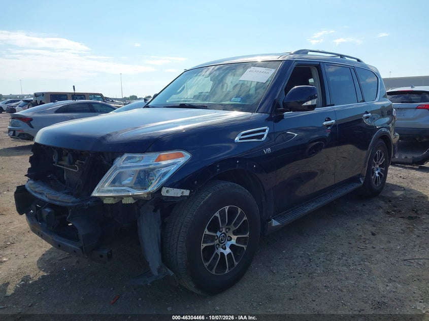 Vin: jn8ay2ndxkx009968, lot: 46804665, nissan armada sv 20192