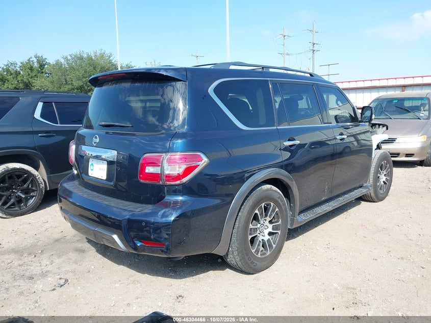 Vin: jn8ay2ndxkx009968, lot: 46804665, nissan armada sv 20194