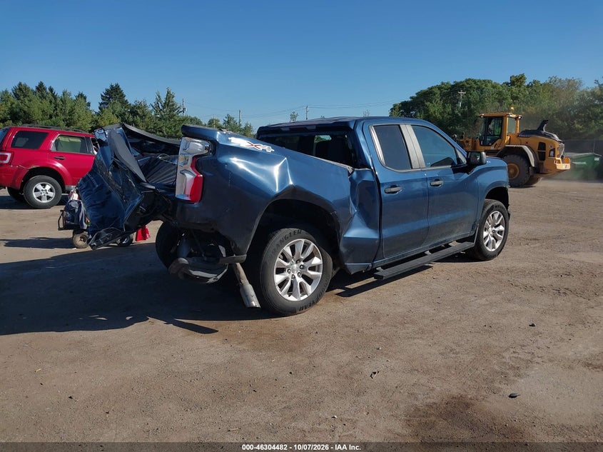 Vin: 1gcrybeh9lz338555, lot: 46804682, chevrolet silverado 1500 4wd  standard bed custom 20204