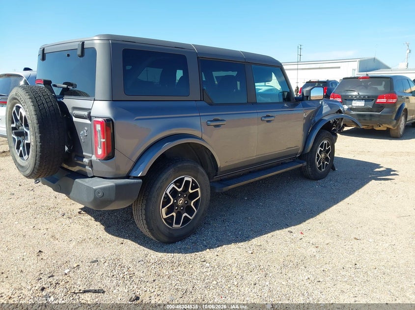 Vin: 1fmde5dh3plb12053, lot: 46804734, ford bronco outer banks 20234