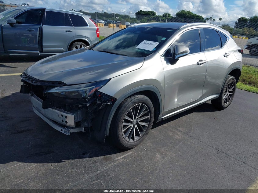 Vin: 2t2adcaz4nc001149, lot: 46804741, lexus nx 250 20222