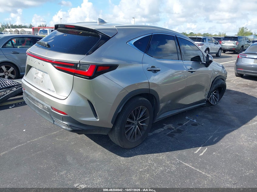 Vin: 2t2adcaz4nc001149, lot: 46804741, lexus nx 250 20224