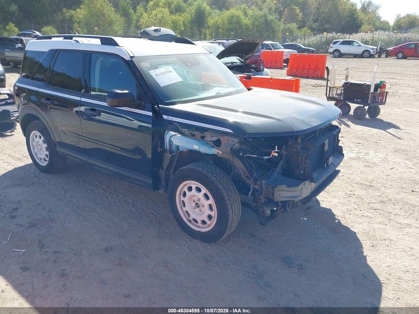 Vin: 3fmcr9g60rrf68422, lot: 46804794, ford bronco sport heritage 20241