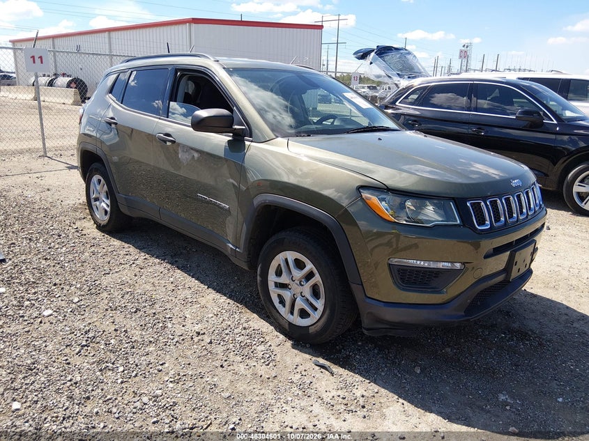 Vin: 3c4njdabxjt168744, lot: 46804800, jeep compass sport 4x4 20181