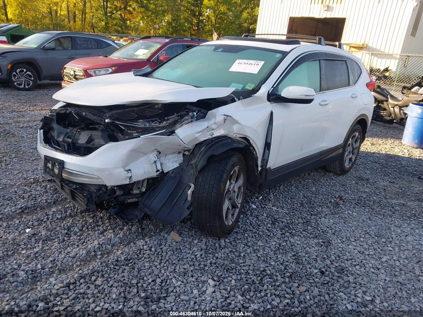 Vin: 2hkrw2h8xkh652593, lot: 46804809, honda cr-v ex-l 20192