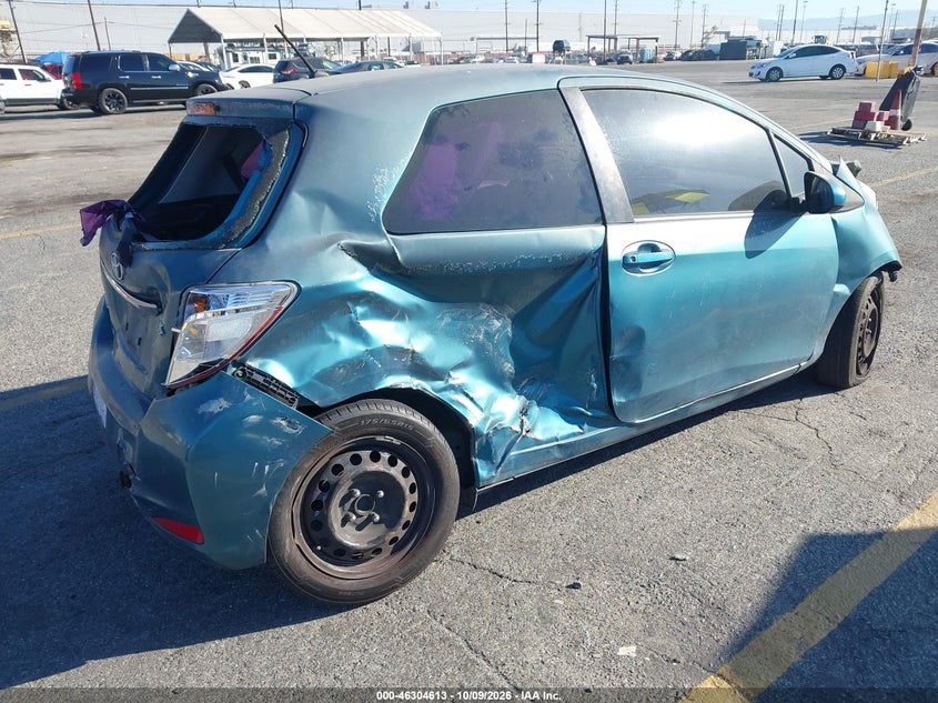 Vin: jtdjtud31dd565217, lot: 46804812, toyota yaris l 20134