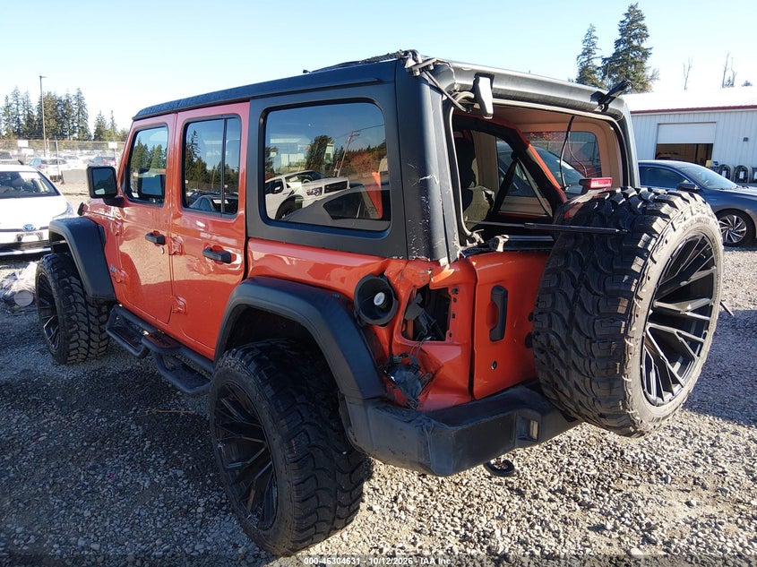 Vin: 1c4hjxdn4lw114759, lot: 46804830, jeep wrangler unlimited sport s 4x4 20203