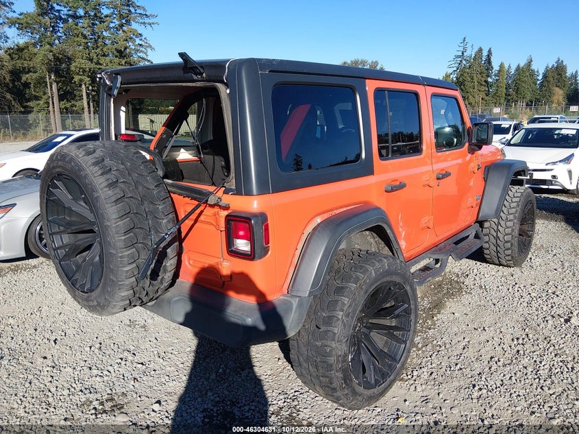 Vin: 1c4hjxdn4lw114759, lot: 46804830, jeep wrangler unlimited sport s 4x4 20204