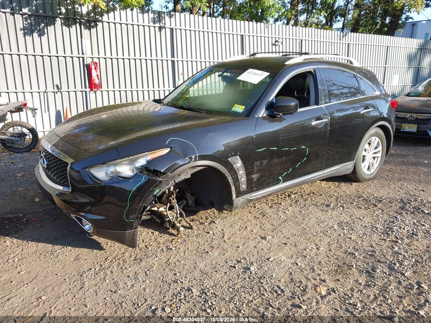 Vin: jn8cs1mw1hm412027, lot: 46804836, infiniti qx70 20172