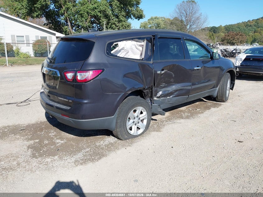 Vin: 1gnkrfed6gj226374, lot: 46804860, chevrolet traverse ls 20164