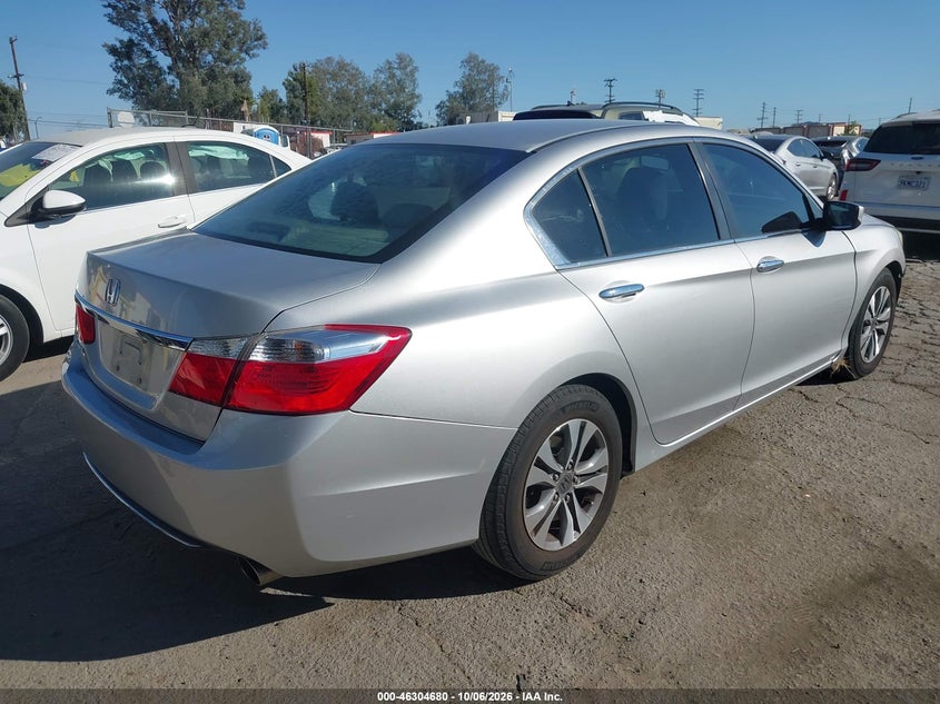 Vin: 1hgcr2f31da049323, lot: 46804879, honda accord lx 20134